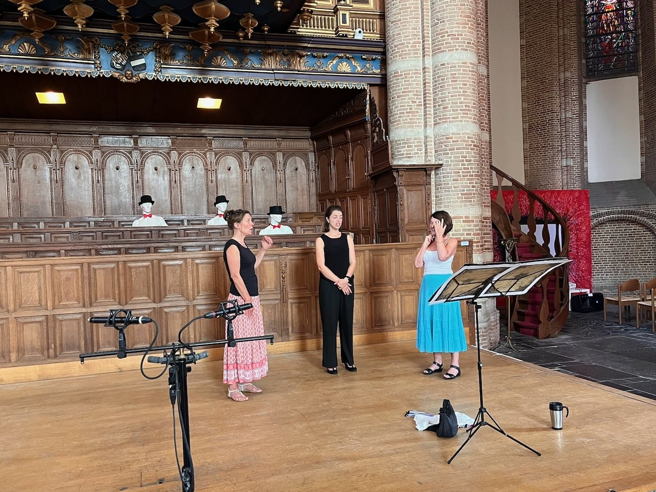 Vocal ensemble recording